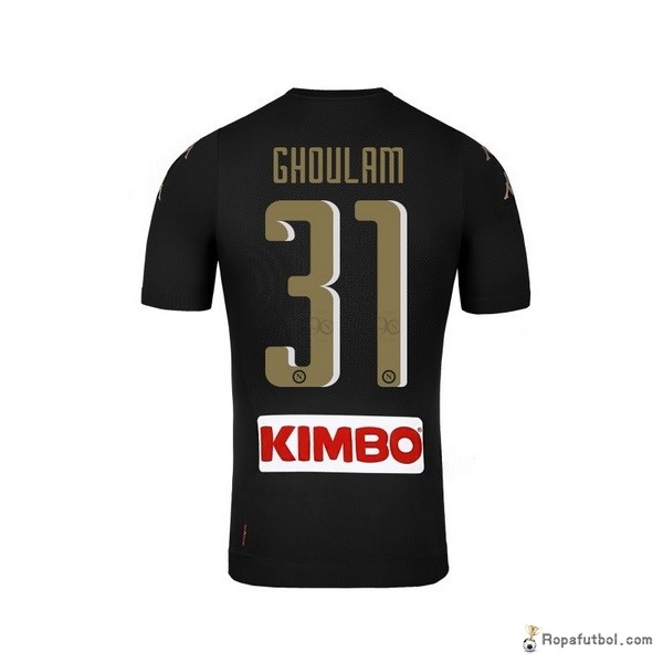 Camiseta Napoli Replica Tercera Ropa Ghoulam 2016/17 Negro